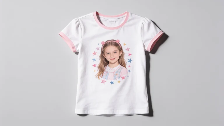 buy-Girls Short Sleeve T Shirts Kids Summer Tops Crewneck Tees 5-14 Years