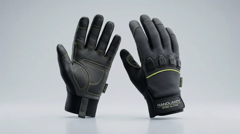 buy-HANDLANDY Work Gloves for Men & Women, Utility Mechanic Working Gloves Touch Screen, Flexible Gardening Gloves for Yard